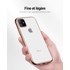 Novodio - Coque pour iPhone 11 - Transparent / argent