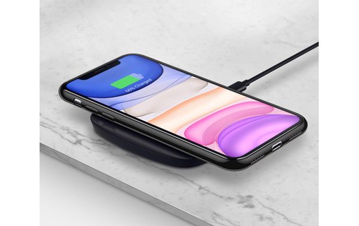 Novodio - Coque pour iPhone 11 - Transparent / noir