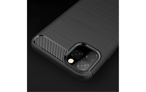 Novodio - Coque pour iPhone 11 Pro Max - Noir carbone