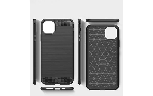 Novodio - Coque pour iPhone 11 Pro Max - Noir carbone
