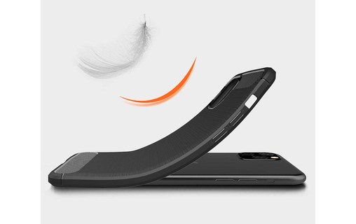Novodio - Coque pour iPhone 11 Pro Max - Noir carbone