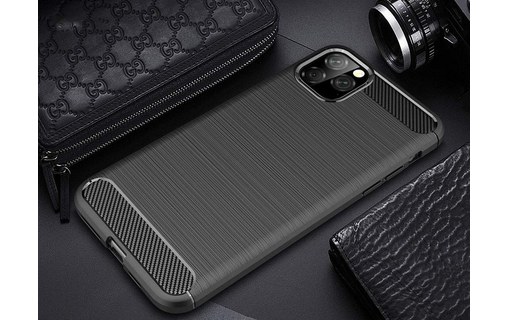 Novodio - Coque pour iPhone 11 Pro Max - Noir carbone