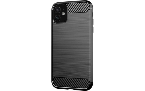 Novodio - Coque iPhone 11 - Noir carbone