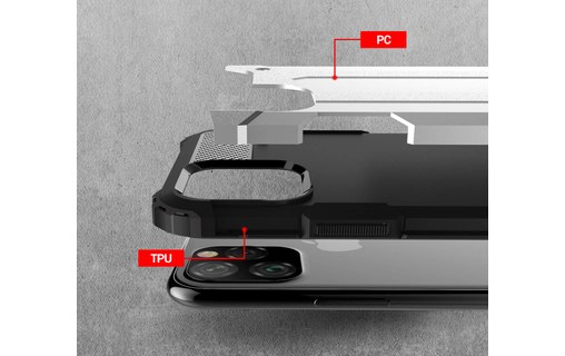 Novodio - Coque pour iPhone 11 Pro Max - Antichocs Noir