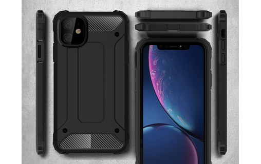 Novodio - Coque pour iPhone 11 - Antichocs Noir