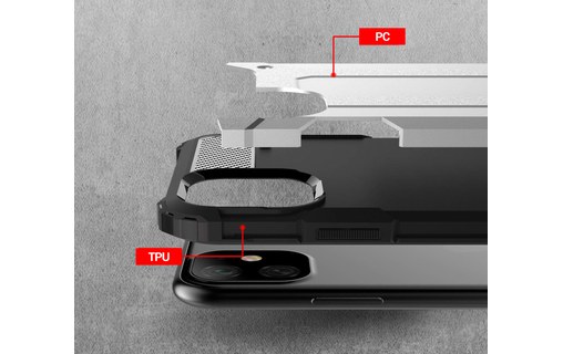 Novodio - Coque pour iPhone 11 - Antichocs Noir