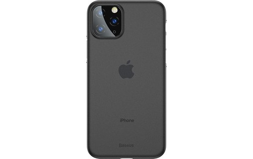 Coque iPhone 11 contour silicone Noir 