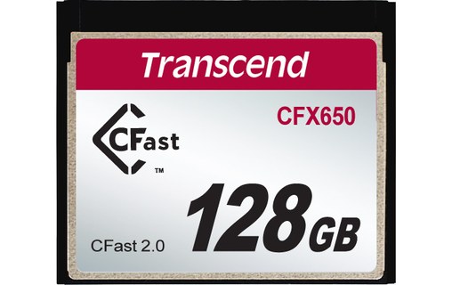 Transcend CFX650 128 Go - Carte mémoire CFast 2.0