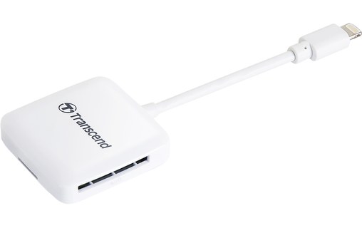 Transcend RDA2 - Lecteur de cartes SD/micro SD Lightning (iPhone/iPad)