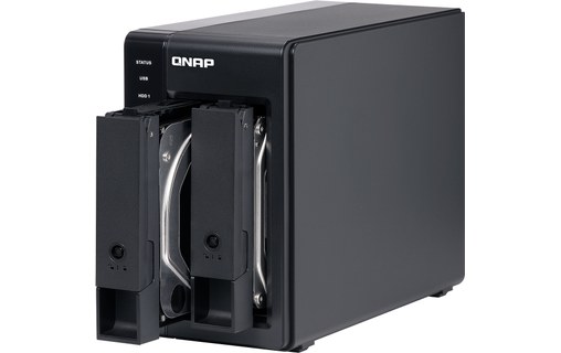 Boîtier QNAP TR-002 - Boîtier d'extension RAID USB 3.1 Gen.2 2 baies (USB-A)