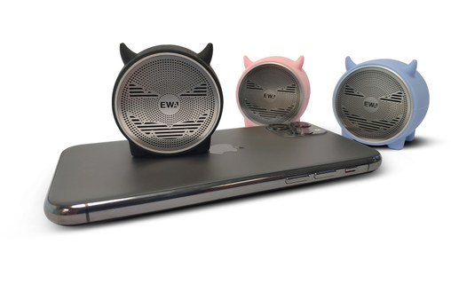 EWA A101C Bleu - Pack de 2 mini enceintes Bluetooth TWS