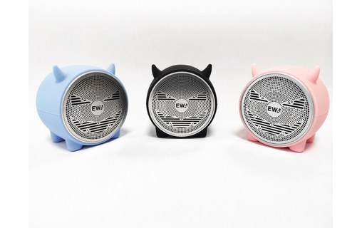 EWA A101C Bleu - Pack de 2 mini enceintes Bluetooth TWS