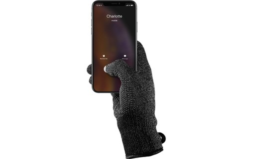 Mujjo Double Layered Touchscreen Gloves M - Gants tactiles pour smartphone  - Gant Tactile - MUJJO