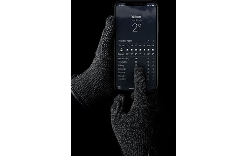 Mujjo Double Layered Touchscreen Gloves S - Gants tactiles pour smartphone