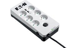 Eaton Protection Box 6 USB FR - Multiprise parafoudre 6 prises - 2 ports USB