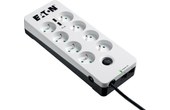 Eaton Protection Box 8 USB FR - Multiprise parafoudre 8 prises + 2x USB + tel