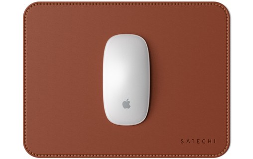 Tapis de souris similicuir - Marron - Satechi Eco-Leather Mouse Pad