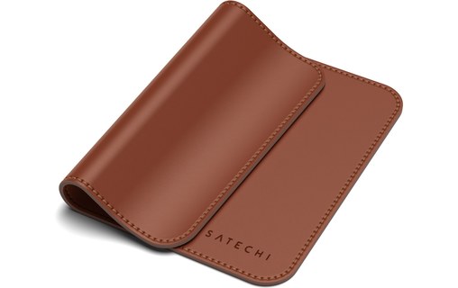 Tapis de souris similicuir - Marron - Satechi Eco-Leather Mouse Pad