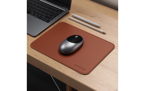 Tapis de souris similicuir - Marron - Satechi Eco-Leather Mouse Pad