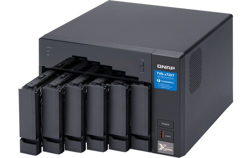 Boîtier QNAP TVS-672XT-i3-8G - Serveur NAS 6 baies Thunderbolt 3