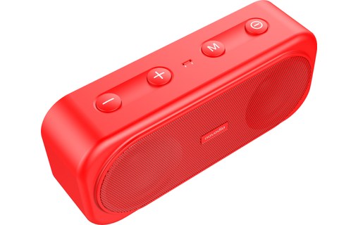 Novodio PocketMax Pro Rouge - Enceinte Bluetooth True Wireless