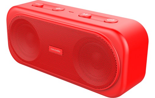 Novodio PocketMax Pro Rouge - Enceinte Bluetooth True Wireless