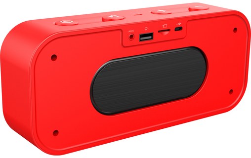 Novodio PocketMax Pro Rouge - Enceinte Bluetooth True Wireless