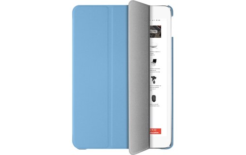 MacAlly BSTAND7-BL Bleu - Étui de protection à rabat pour iPad 10,2 (2019)