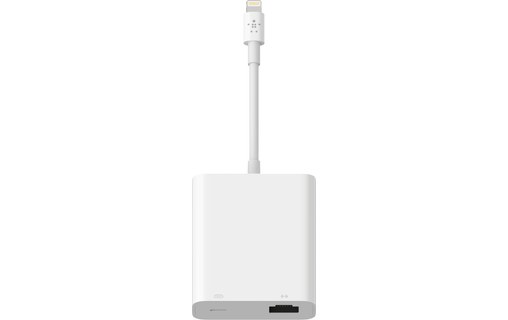 Belkin Adaptateur Lightning + Ethernet pour iPad