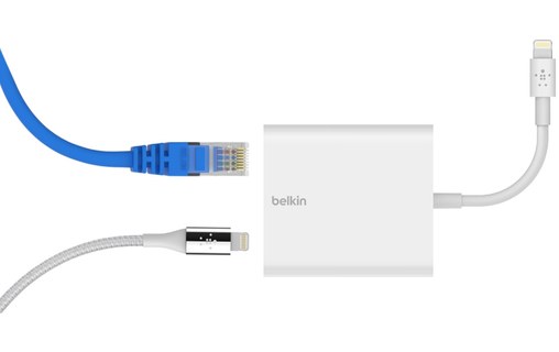 Belkin Adaptateur Lightning + Ethernet pour iPad