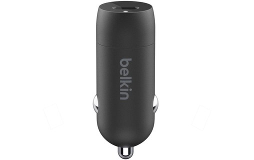 Belkin PD Car Charger - Chargeur voiture PD 20W avec câble USB-C vers Lightning