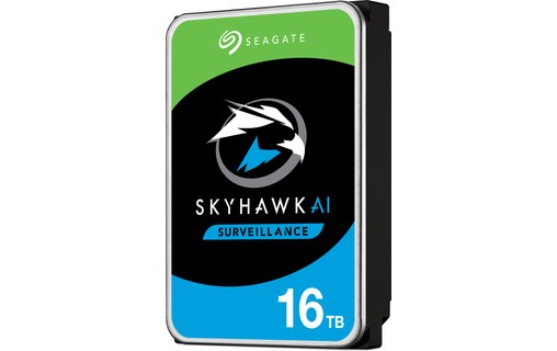 16 To Seagate SkyHawk AI 3,5 SATA III 7200 tr/min 256 Mo ST16000VE000