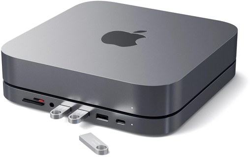 Satechi Type-C Aluminum Stand & Hub - Station d'accueil pour Mac mini