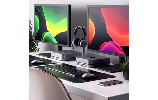 Satechi Type-C Aluminum Stand & Hub - Station d'accueil pour Mac mini