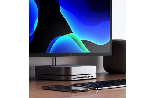 Satechi Type-C Aluminum Stand & Hub - Station d'accueil pour Mac mini