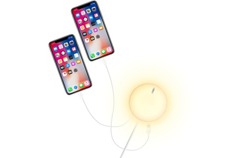 Macally LAMPCHARGEGO - Lampe / veilleuse LED avec 2x USB