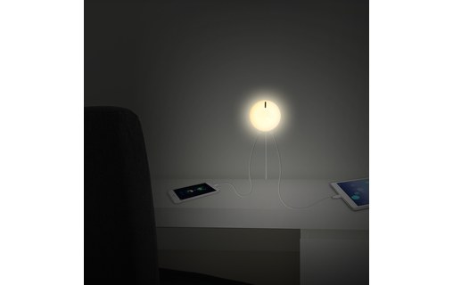 Macally LAMPCHARGEGO - Lampe / veilleuse LED avec 2x USB