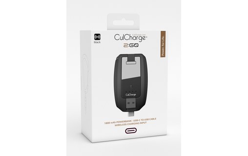 CulCharge 3-in-1 PowerBank 2:GO - Batterie 1800 mAh USB-C porte-clés
