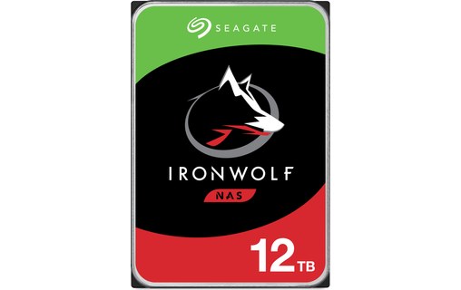 Seagate IronWolf 12 To - Disque dur 7200 tr/min pour NAS - ST12000VN0008