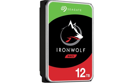 Seagate IronWolf 12 To - Disque dur 7200 tr/min pour NAS - ST12000VN0008