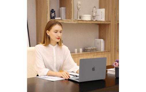 Coque pour MacBook Pro 16" 2019 - Novodio MacBook Case - Anthracite