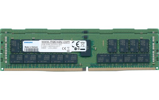 Mémoire RAM 64 Go (2 x 32 Go) DDR4 ECC R-DIMM 2933 MHz PC4-23466