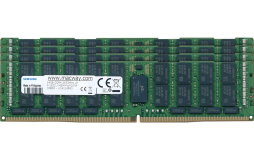 Mémoire RAM 256 Go (4 x 64 Go) DDR4 ECC LR-DIMM 2933 MHz PC4-23466 -  Mémoire RAM - Macway