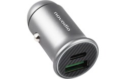 Novodio Mini Car Charger - Chargeur voiture 60 W USB-C PD 3.0 / USB-A QC 3.0