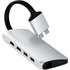 Satechi Dual Multimedia Adapter Argent - Dock USB-C