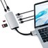 Satechi Dual Multimedia Adapter Argent - Dock USB-C
