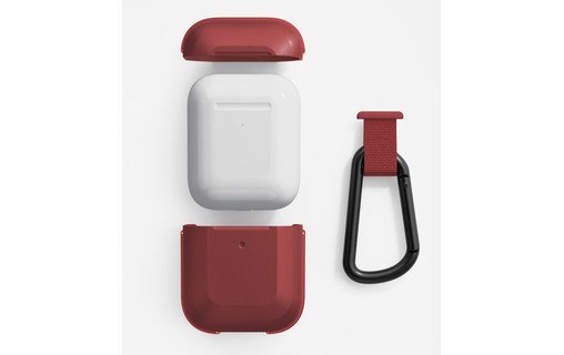 X-Doria Airpods Defense Trek Rouge - Étui de protection pour Apple Airpods