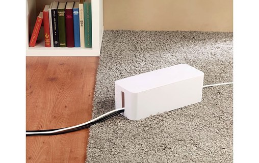 Boîte de rangement pour câbles 23 cm - Blanc