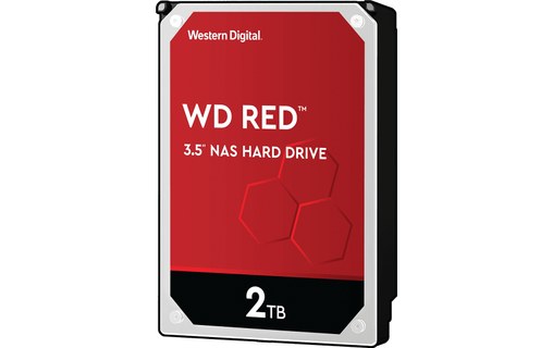 2 To Western Digital Red SATA III 3,5 5400 tr/min 256 Mo WD20EFAX