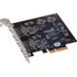 Carte Sonnet Allegro PCIe 4 ports USB-C 10 Gbit/s - Mac & Windows